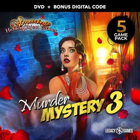 Amazing Hidden Object Games: Murder Mystery Vol. 3 - 5 Pack, PC DVD with Code
