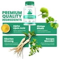 thumbnail image 6 of Vertigenics Brain Supplement Capsules - Verti Genics All-Natural Maximum Strength Formula, Focus Pills, 60 Capsules, 6 of 6