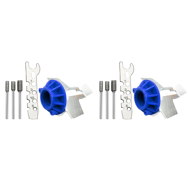 Kit Afilado Motosierra Amoladora Eléctrica Accesorio Pulido Y Afilado() Azul