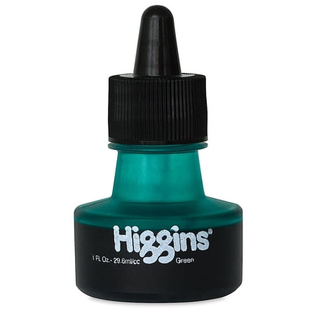 HIGGINS INK GREEN 1OZ