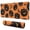 Classic Halloween Pumpkin, variant on Long Mouse Pads for Desk,Colorful Halloween Ghosts Pattern Desk Mats on Top Of Desks, Desk Mouse Pad Extra Large with 3mm Non-Slip Base and Stitched Edge for Gaming,Office,Work,Home 31.5"x11.8"