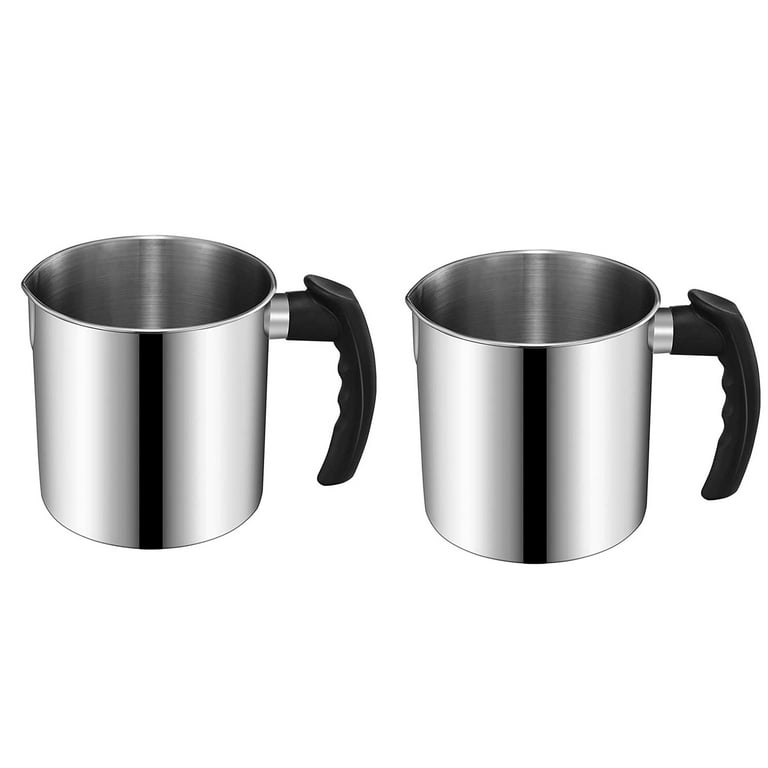 2X Candle Making Pouring Pot, 44 Oz Double Boiler Wax Melting Pot, Candle  Making Pitcher, Heat-Resistant Handle 