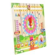 Clock Toy, Exquisite Workmanship Multifunctional Calendar Clock, School  Gifts, For Kids Games Children Birthday Gifts Home