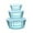 Blue, variant on kladzum Straw Fresh-keeping Bowl with Lid Household Microwaveable Round Bento Box Lunch, Food Container Storage Box