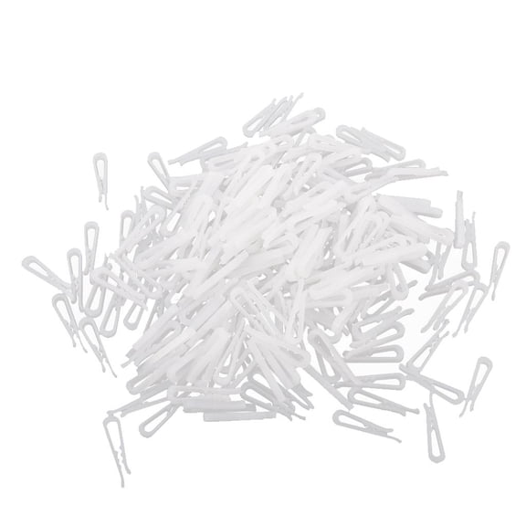 200 Pieces Shirt Clips Clothes Peg With for Pants,Dress 1.3'' White