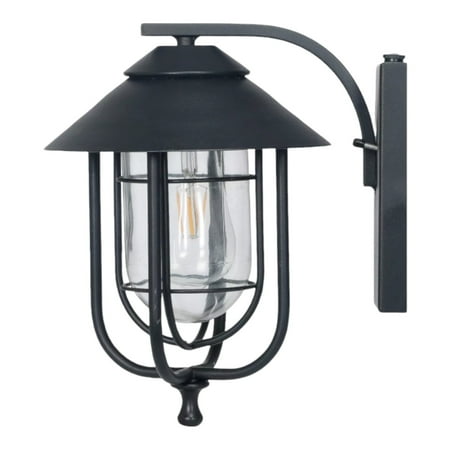 

Honeywell Decorative Wall Lantern with LED Vintage Filament Bulb