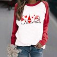 thumbnail image 2 of Camiseta de San Valentín para mujer, regalo para amantes, camiseta de manga larga, camiseta con costuras a juego de colores para mujer Fridja  hkj643, 2 of 6