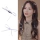 thumbnail image 2 of Fabric Ribbon Butterfly Hair Clips Set of 2 for Various Hairstyles and Occasions Elegant Soft, 2 of 5
