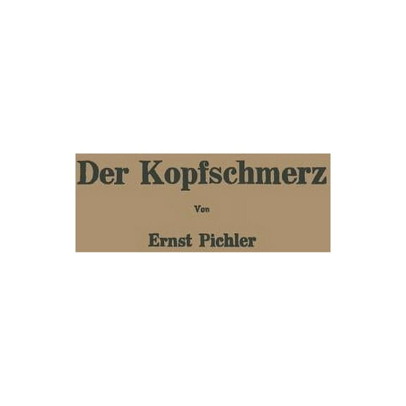 Der Kopfschmerz, (Paperback)