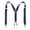 Navy, variant on SGFCWSX Men's X-Back Suspenders, 4-Clip Elastic Adjustable Formal Casual Black