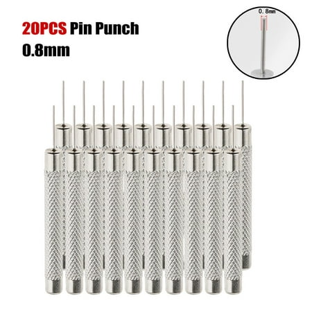 

BAMILL 20Pcs Watch-strap Strap Bracelet Pin Remover Repair Tool Pin Punch Watch Punches