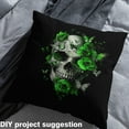 thumbnail image 2 of Castle Fairy Gothic Skull Fabric by the Yard 5 Yards for Teens,Chic Flower Fabric for Sewing,Happy Halloween Home Decor Fabric by the Yard,Super Cozy Room Decor, 2 of 6