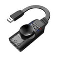 thumbnail image 1 of Usb7. 1 Channel Sound Card External USB Computer Game Sound Card For Game Chicken Computer Sound Effects Virtual Sound, 1 of 8