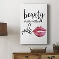 thumbnail image 5 of Beauty Starts With A Smile Premium Gallery Wrapped Canvas - Ready to Hang, 5 of 9