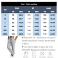 thumbnail image 4 of Athletic Pants for Men Drawstring Elastic Waist Wide Leg Pants Summer Lightweight Quick Dry Joggers, M, 4 of 8