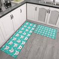thumbnail image 2 of Esign Of Head Pug Dog Kitchen Rugs Sets Of 2,Anti Fatigue Kitchen Mat Rugs Non Slip Washable,Decorative Kitchen Floor Mats for Kitchen,Sink,Laundry,17"x30"+17"x47", 2 of 7