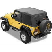 Bestop 56802-35 Tjd Wrangler Unlimited Trektop, Black Diamond