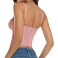 thumbnail image 2 of Lace Bustier Corset Tops for Women - Sexy Going Out Party Club Top with Buckle, 2 of 6