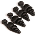 thumbnail image 4 of Loose Wave Bundles Human Hair 4 Bundles Unprocessed Virgin Human Hair Natural Color Hair Extension for Black Women, 4 of 5