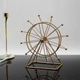 thumbnail image 1 of Rotatable -Wheel Bookshelf Decor, Shelf House Living Room Decor- Fireplace or Desk Decor, Friend, 1 of 5