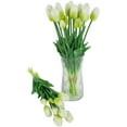 thumbnail image 6 of Northlight Real Touch™ White and Green Artificial Tulip Floral Bundles, Set of 6 - 18", 6 of 8