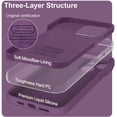 thumbnail image 3 of KTELE Compatible with iPhone 13 Case 6.1 inch Premium Liquid Silicone [Soft Microfiber Lining Anti-Scratch ] Gel Rubber Full-Body Bumper Protection Camera Protect Case for Women Girl - Grape, 3 of 7