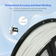 thumbnail image 3 of Flashforge ASA Filament 1.75mm, 1KG/2.2lbs UV Resistant ASA 3D Printer Filament with Satin Finish, Sparkle White, 3 of 6