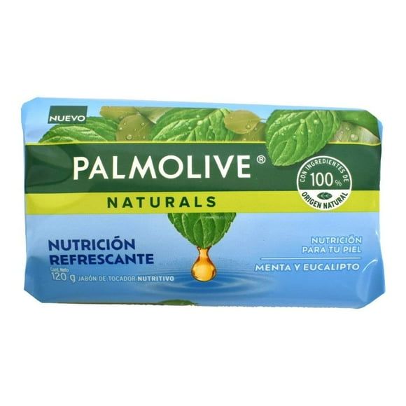 Jabon de Baño Palmolive Naturals Sensación Humectante Menta y Eucalipto 120 g