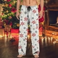thumbnail image 2 of Top-kevin Christmas Flannel Pajama Pants for Man Sleep Lounge Pjs Bottoms Soft Wide Leg Comfy Drawstring Night Pants Pockets, 2 of 7