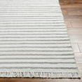 thumbnail image 4 of Hauteloom Benek Recycled Material Living Room, Bedroom Area Rug - Contemporary - Light Gray - 2' x 3', 4 of 8