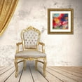 thumbnail image 3 of Orlov, Irena 15x15 Gold Ornate Wood Framed with Double Matting Museum Art Print Titled - Colorful chaos II, 3 of 4