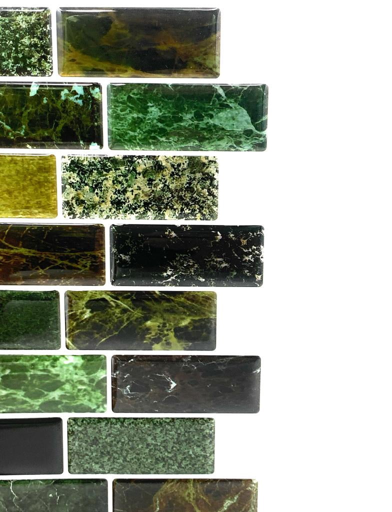 RockRose Peel-and-Stick Backsplash Tile Mosaic Pattern 200-Pack