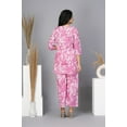 thumbnail image 5 of Pink Floral Printed Cotton Kurta With Pant, 5 of 5