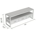 thumbnail image 4 of Safdie & Co. 59"L 3-Drawers 1-Shelf TV Stand in Brown Reclaimed Wood, 4 of 4