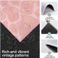 thumbnail image 3 of Pink Marble Gold Pattern Kitchen Rugs Sets Of 3,Kitchen Runner Rugs Non Skid Washable,Decorative Kitchen Floor Mats for Kitchen,Sink,Laundry,17"x30"+ 17"x47" + 17"x59", 3 of 6