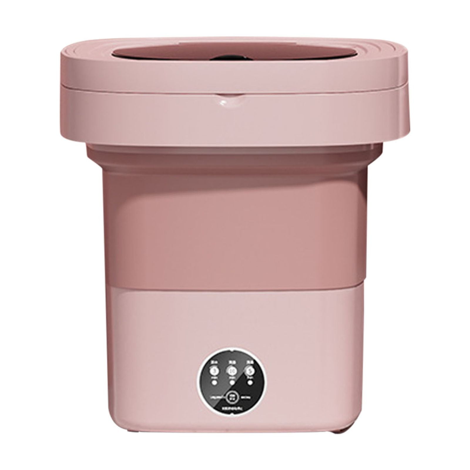 FHBVT Folding Portable Mini Washing Machine 8.5L Large Capacity 3 Intelligent Cleaning Modes Foldable Space-Saving Dehydration Function for Dormitory Travel Home Underwear Baby Clothing Washing