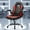 red, variant on Mayoume Computer Gaming Chair - Ergonomic PU Leather Desk Chair with Comfy Lumbar Support, Height Adjustable 360° Rolling with Flip-up Armrest, for Home and Office, Adults