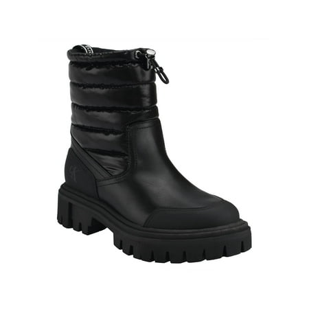 UPC 196496824821 product image for Calvin Klein Womens Relika Faux Leather Lugged Sole Winter & Snow Boots | upcitemdb.com
