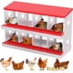 thumbnail image 1 of Cajas Nido para Gallinas, Caja Metálica con 8 Compartimentos, Percha, Tapa Segura, 1 of 7