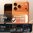 thumbnail image 2 of JETech Magnetic Case for iPhone 17 Pro Max 6.9-Inch, Compatible with MagSafe, Soft Electroplated TPU Frame with Hard Clear PC Back, Shockproof Phone Cover (Orange), 2 of 5