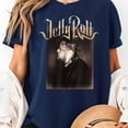 thumbnail image 2 of Jelly Roll - Portrait T-Shirt Unisex, Sizes S-5XL, Tbun, 2 of 5