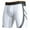 White, variant on CHAMPRO Wind Up Compression Sliding Shorts, Adult 2X-Large, Grey