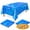 Design 1, variant on Ocean Tableclothes Summer Tropical Party Supplies Plastic Wave Table Cover Mermaid Under the Sea Theme Decoration for Beach Pool Birthday Party 54" x 108" 3PCS Design 1