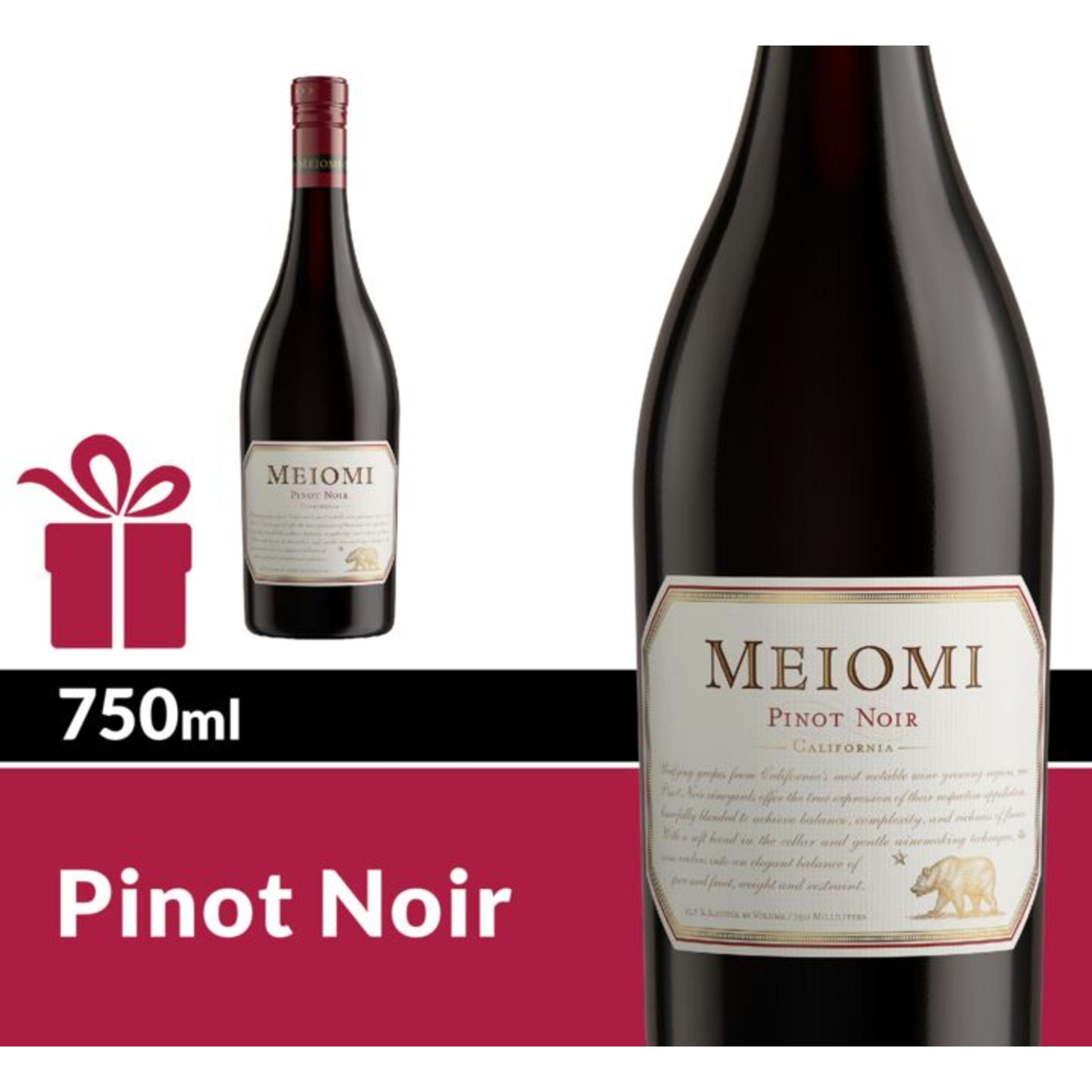 Meiomi Pinot Noir Red Wine 750 Ml Bottle Walmart Com