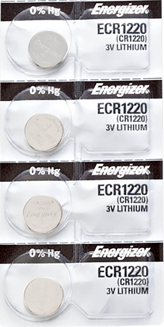 4 x Energizer CR1220 Batteries, Lithium Battery 1220 Walmart Canada