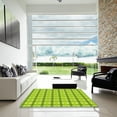 thumbnail image 7 of Ahgly Company Machine Washable Indoor Square Transitional Dull Green Yellow Green Area Rugs, 3' Square, 7 of 7