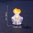 thumbnail image 3 of Halloween Decorations, Micro Pumpkin Ghost Halloween DIY Decoration Accessories Mini Ornaments, Resin, E, 3 of 9