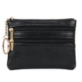thumbnail image 6 of Fashion Women PU Leather Coin Card Wallet Key Ring Pouch Small Coin Purse Zipper Pocket Change Bag, 6 of 19