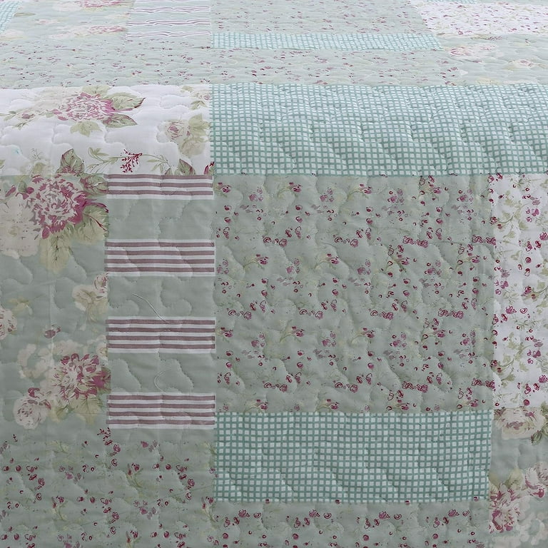 Set Cotton Rich Prewashed Preshrunk as Bedspread Bedcover Coverlet Bed Throw Spreads Full Size Bedspreads Summer Quilts Lightweight Summer