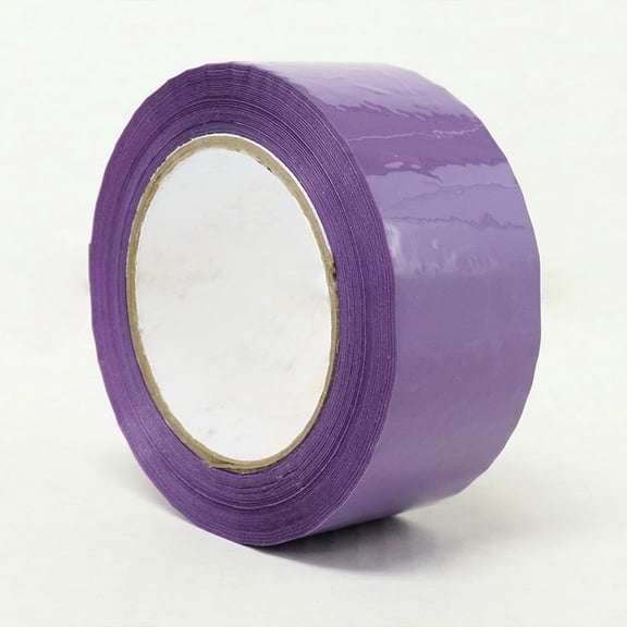 PSBM Purple Acrylic Carton Tape 1.88 Inch x 110 Yards 36 Rolls 2 Mil Economy Grade Strong Adhesive For Secure Packaging